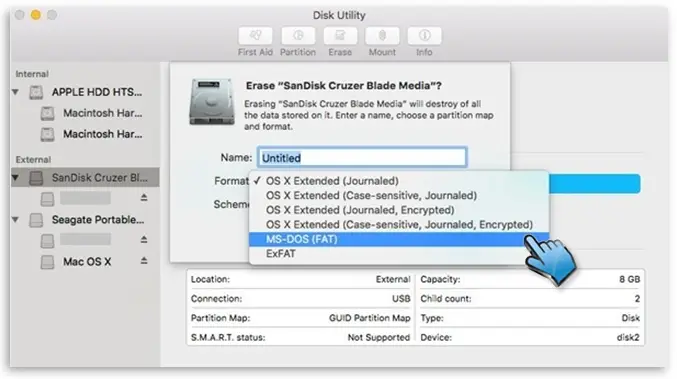 How to Format your Micro SD Card? 2 Mac Disk Utility