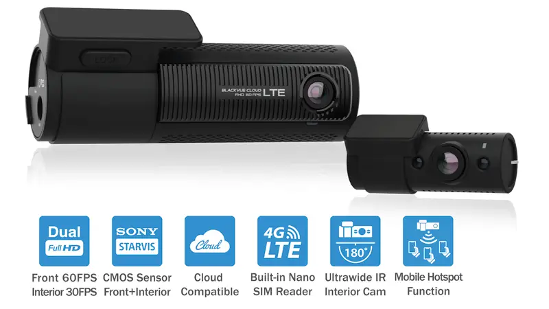 blackvue dr770x 2ch ir lte main features