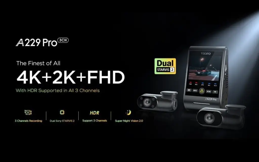 Unveiling the New VIOFO A229 Pro 3CH, 4K+2K+FHD Dash Cam with Sony STARVIS 2 Sensors 1 lg b a229 pro 1080x675 1