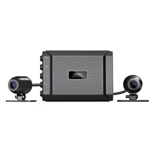 Viofo MT1 Dual Channel Dash Cam with waterproof design and GPS.