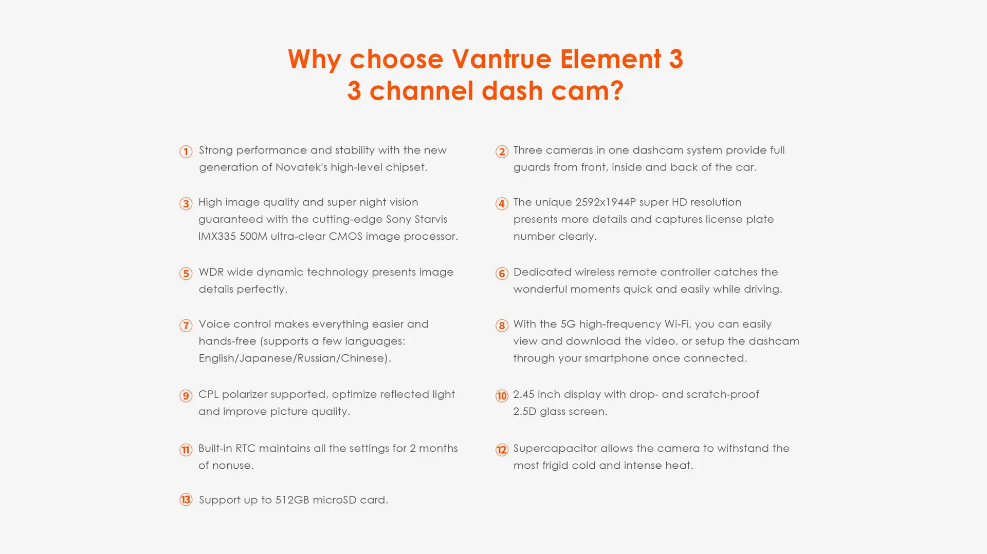 Vantrue E3