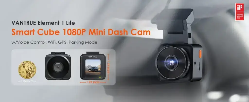 Vantrue Element 1 Lite WiFi Dash Cam