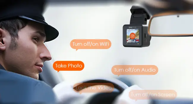 Vantrue Element 1 Lite WiFi Dash Cam