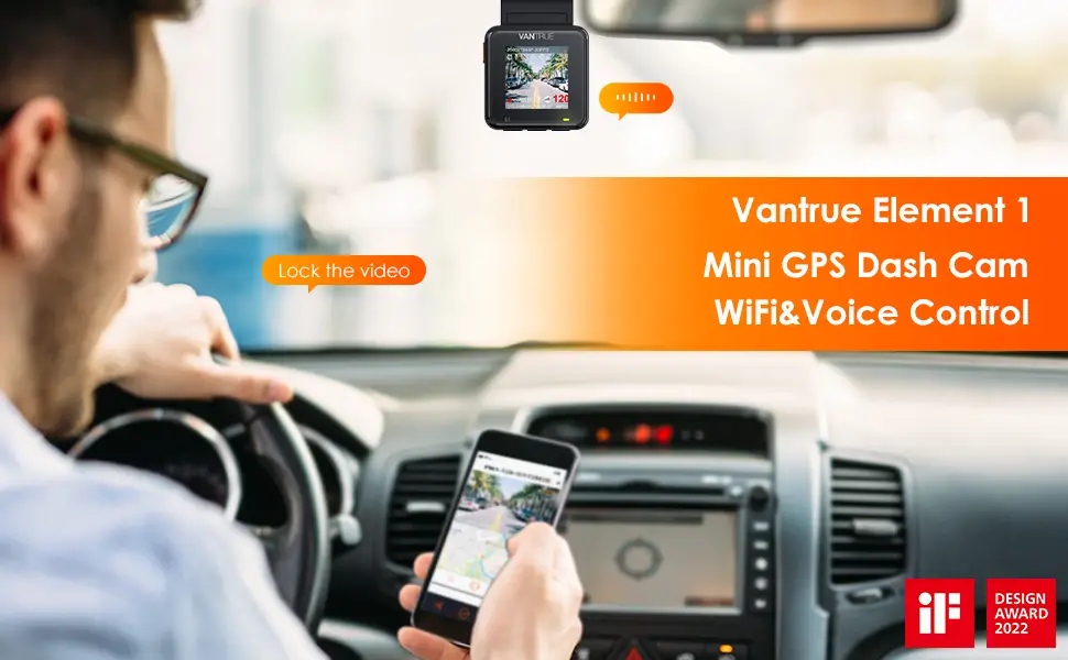 Vantrue Element 1 Mini WiFi Dash Cam