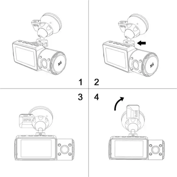 Vantrue Suction Cup GPS Mount - Image 2