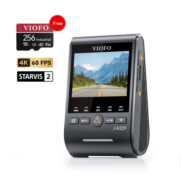 VIOFO A329S 1CH 4K 60FPS Wi-Fi 6 HDR Dash Cam - Image 5