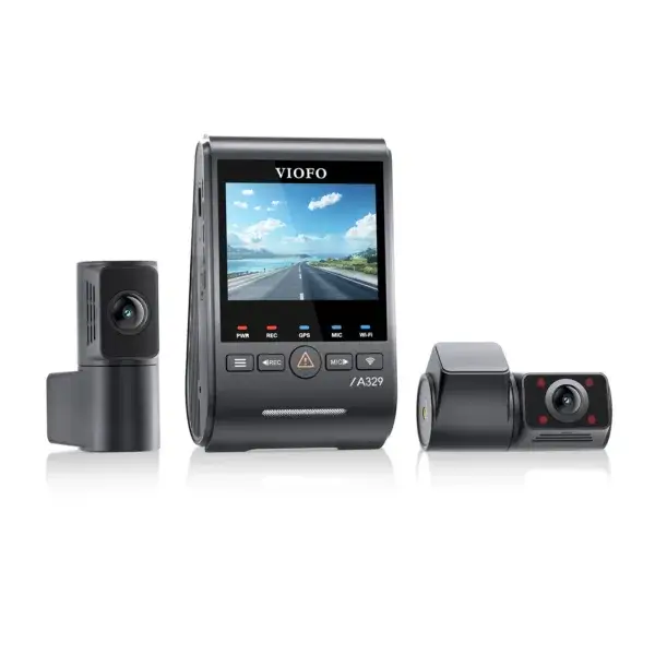 VIOFO A329S 3CH Dash Cam - 4K Front + 2K Fisheye Cabin + 2K Rear with Sony Starvis 2 Sensor - Image 3