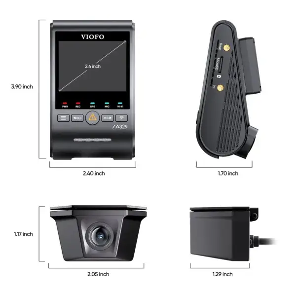 VIOFO A329SW 2CH 4K+2K Waterproof Dash Cam with Sony Starvis 2 Sensor - Image 5