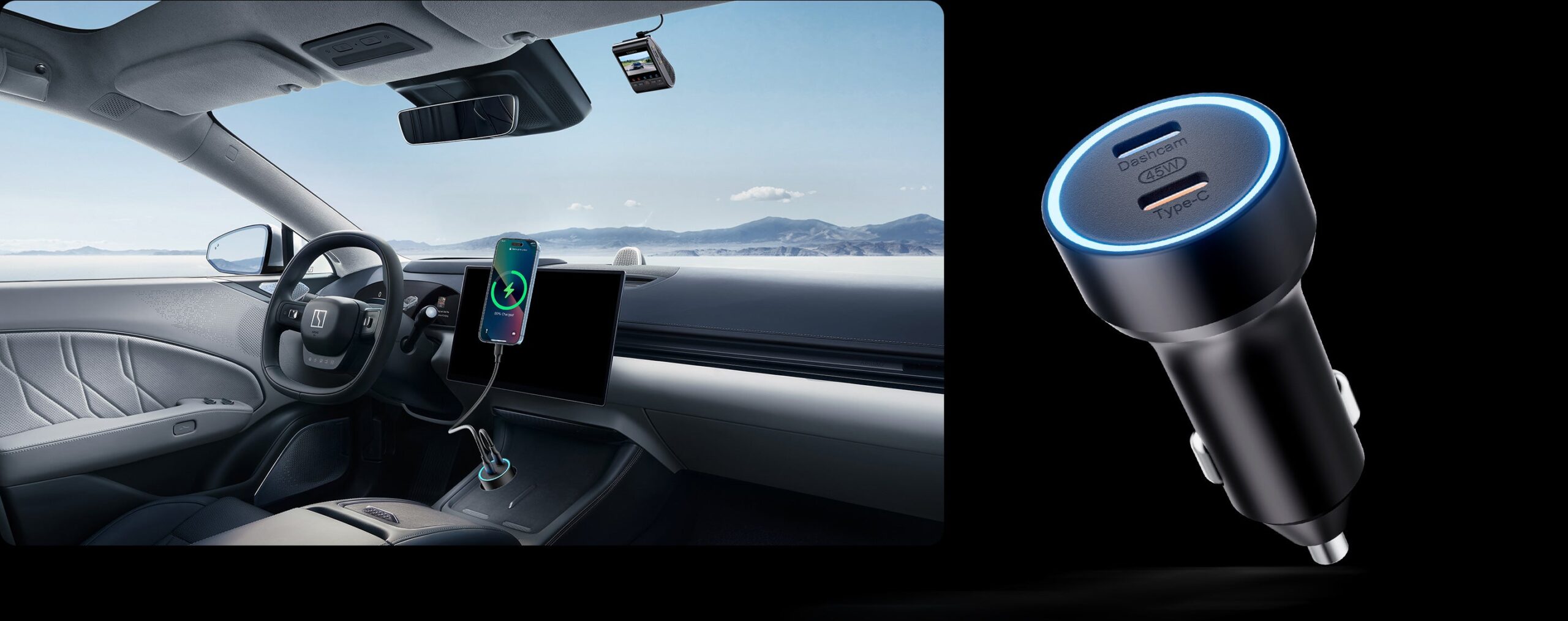 Dual Type-C Car Charger