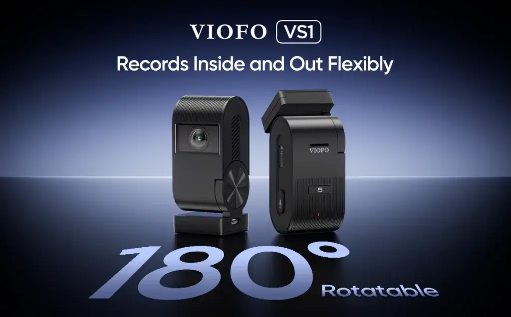 VIOFO VS1 with 180° Rotatable Lens: Revolutionizing Dash Cam Versatility in 2024 1 VIOFO VS1 with the 180° Rotatable Lens