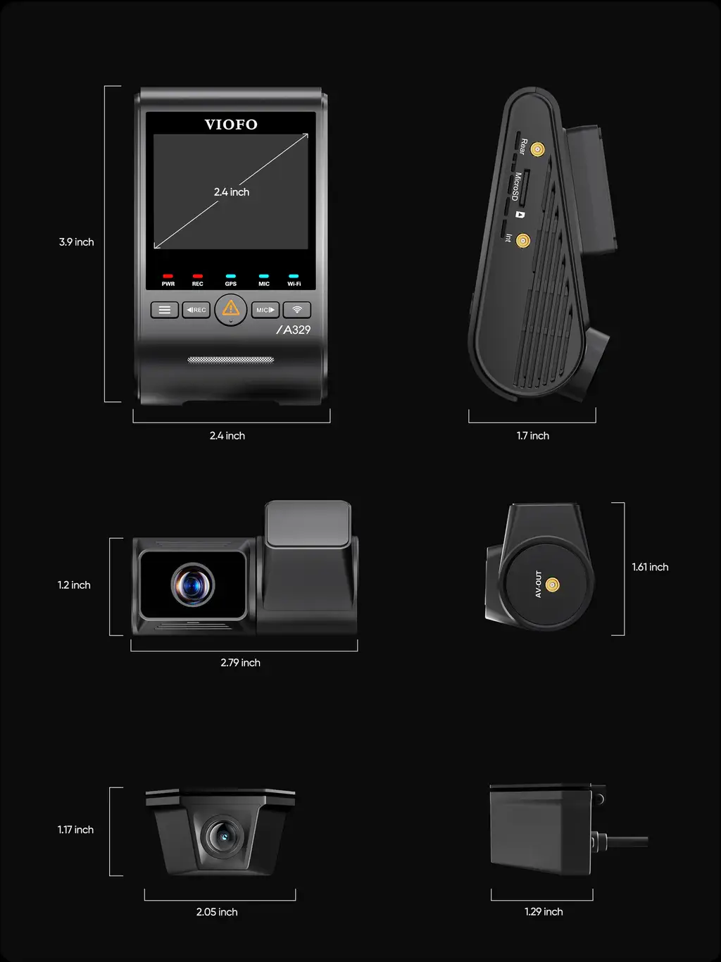 A329TW Product Size