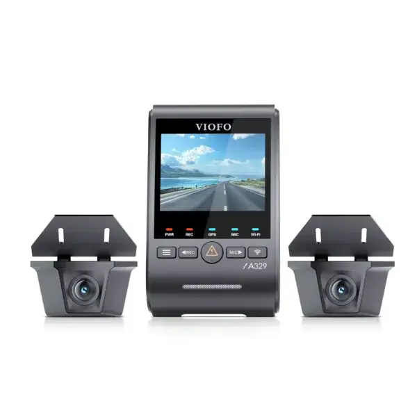 VIOFO A329W-W 3CH Dash Cam – 4K Front + Dual 2K Waterproof Rear Cameras | Sony Starvis 2 Sensors - Image 4