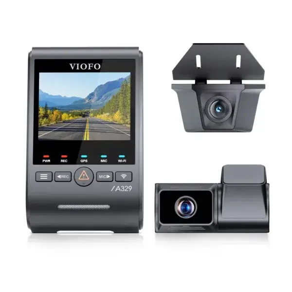VIOFO A329T-W 3CH Dash Cam – 4K Front + 2K Telephoto + 2K Waterproof Rear | Sony Starvis 2 Sensors - Image 3