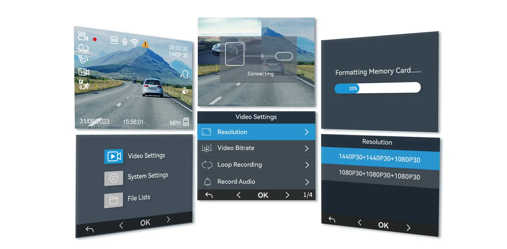 VIOFO A229 PLUS 2 Channel - dash cam south africa