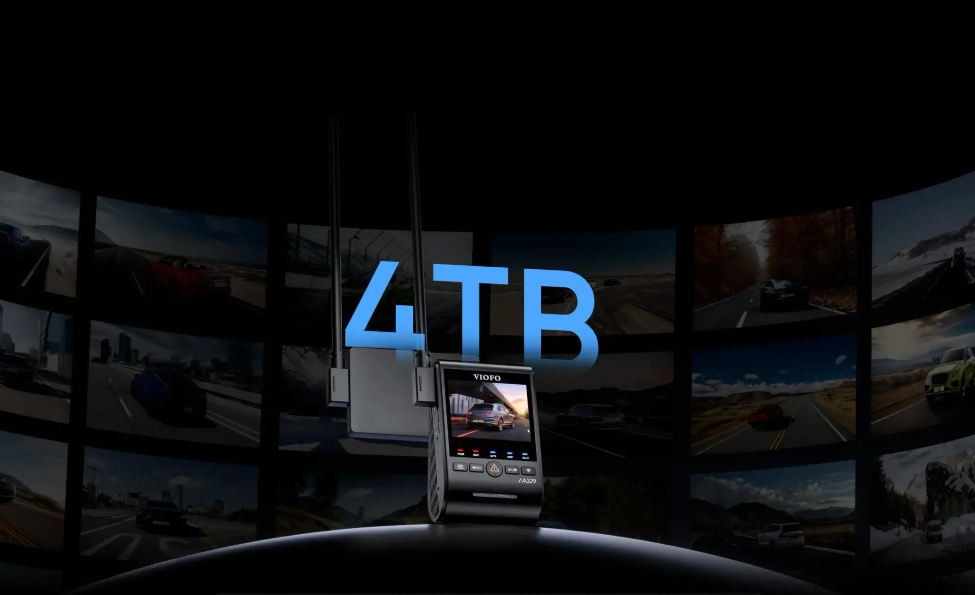 VIOFO A329T 2 Channel - dash cam south africa