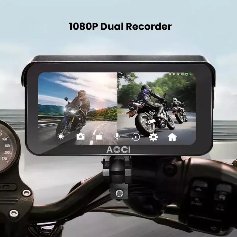 C6 Pro 6" Emergency Recording Dash Cam Front & Rear Camera GPS - dash cam south africa
