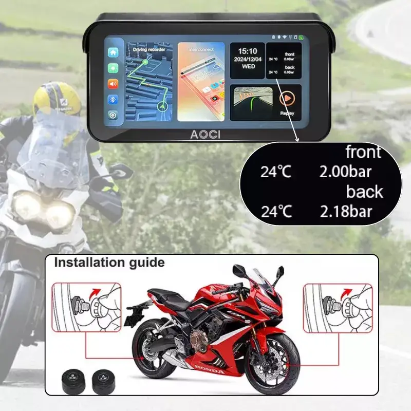 C6 Pro 6" Emergency Recording Dash Cam Front & Rear Camera GPS - dash cam south africa
