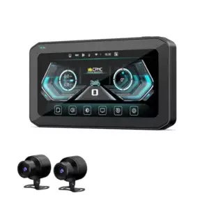 X6 Motorcycle CarPlay System with 2K Dash Cam