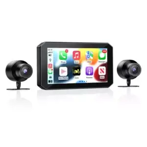 Z55B Motorcycle CarPlay Dash Cam with Physical BSD