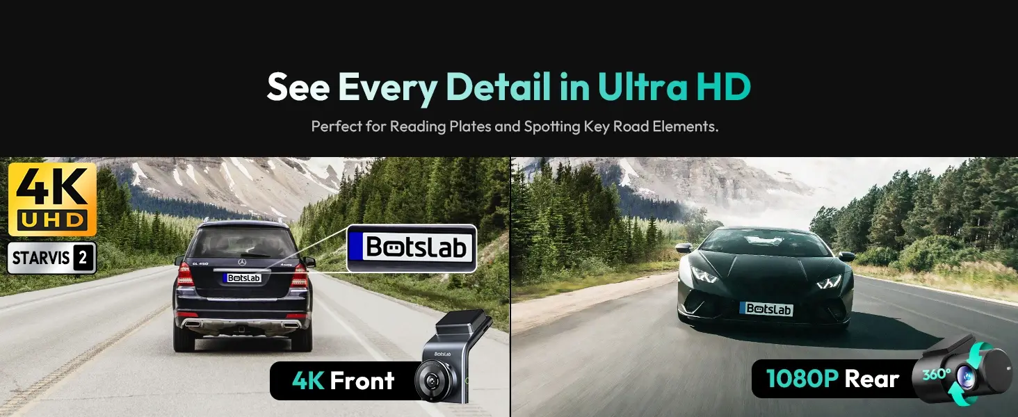 Botslab G300H Plus 2 Channel - dash cam south africa