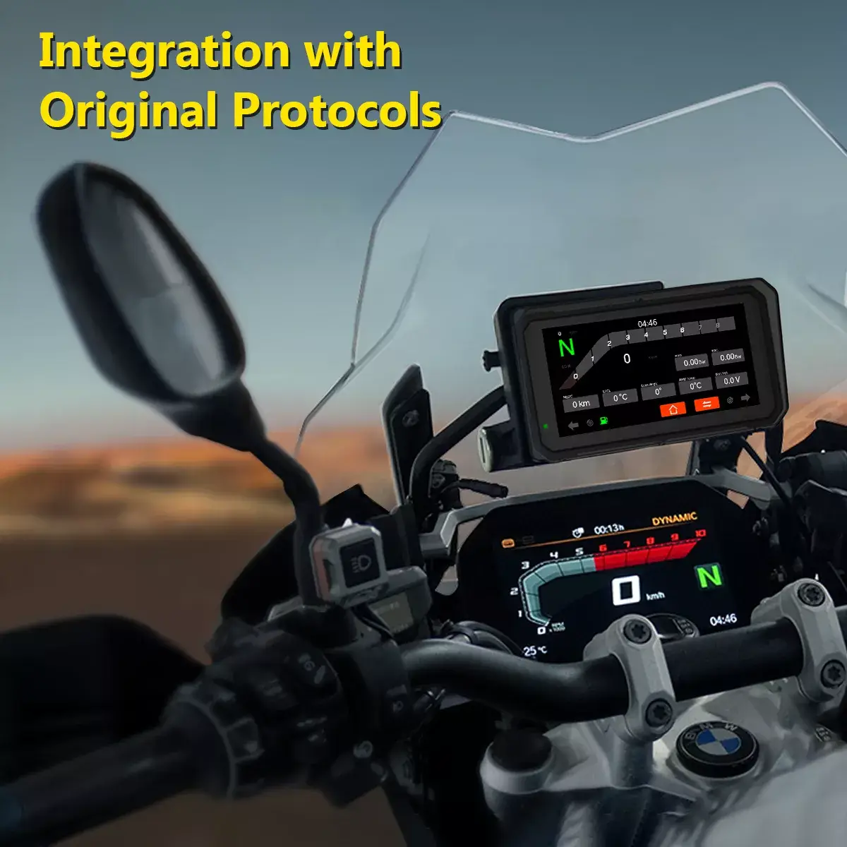 Aoocci B6/B7 BMW Motorcycle GPS Navigation - dash cam south africa