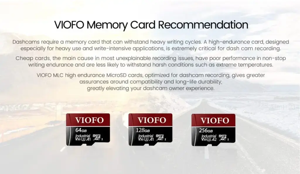 Viofo MT1 Dual Channel - dash cam south africa