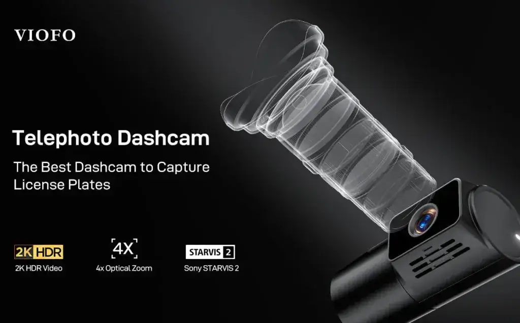 VIOFO A329T 3 Channel Telephoto - dash cam south africa