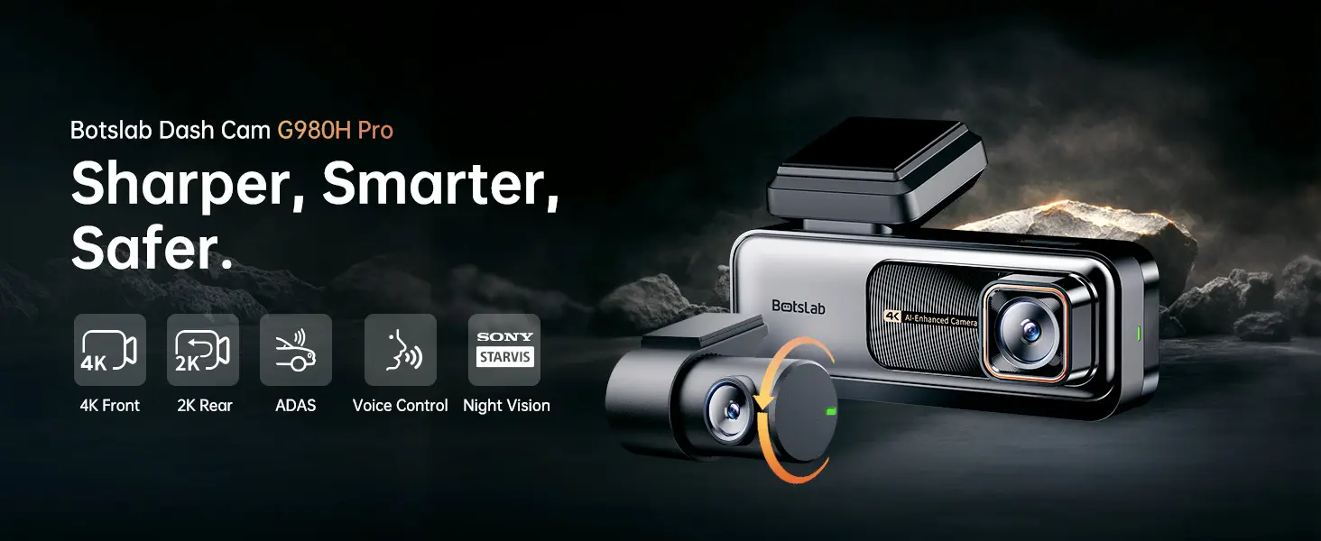 Botslab G980H Pro 2 Channel - dash cam south africa