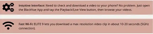 Blackvue ELITE 9 2 Channel - dash cam south africa