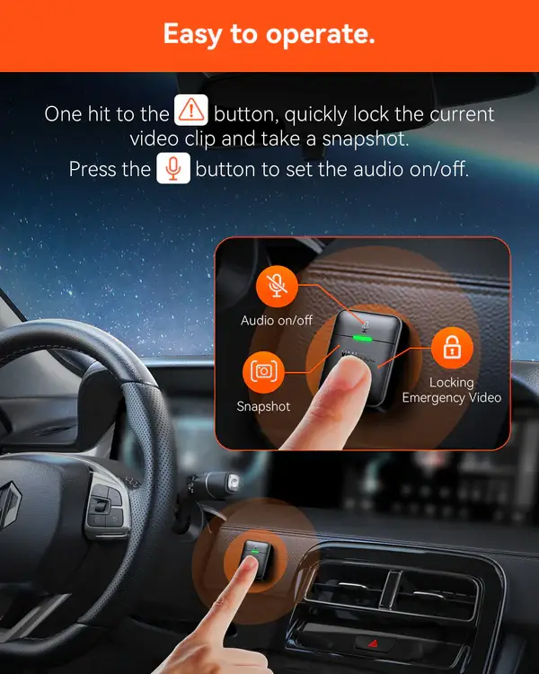 Vantrue Remote Controller - dash cam south africa