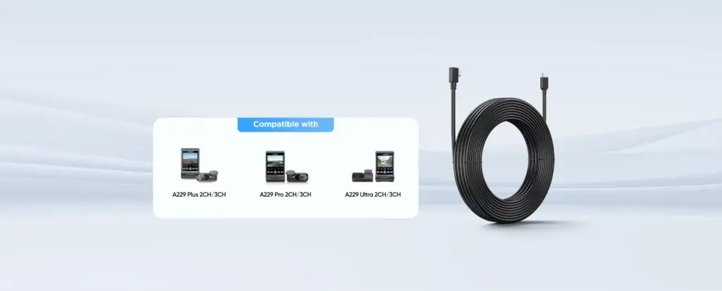 VIOFO Rear Cable/Interior Cable for A229 Plus/A229 Pro/A229 - dash cam south africa