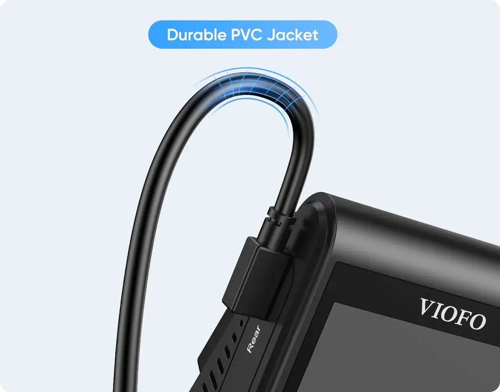 VIOFO Rear Cable/Interior Cable for A229 Plus/A229 Pro/A229 - dash cam south africa