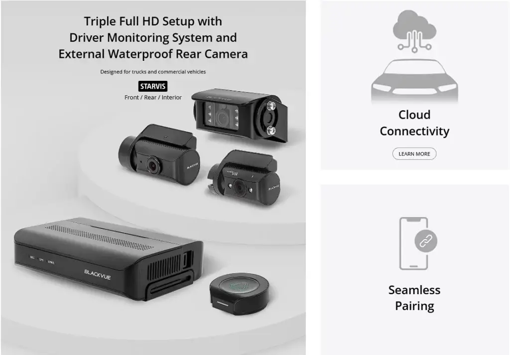 Blackvue DR770X Box-3CH Truck DMS Pro - dash cam south africa