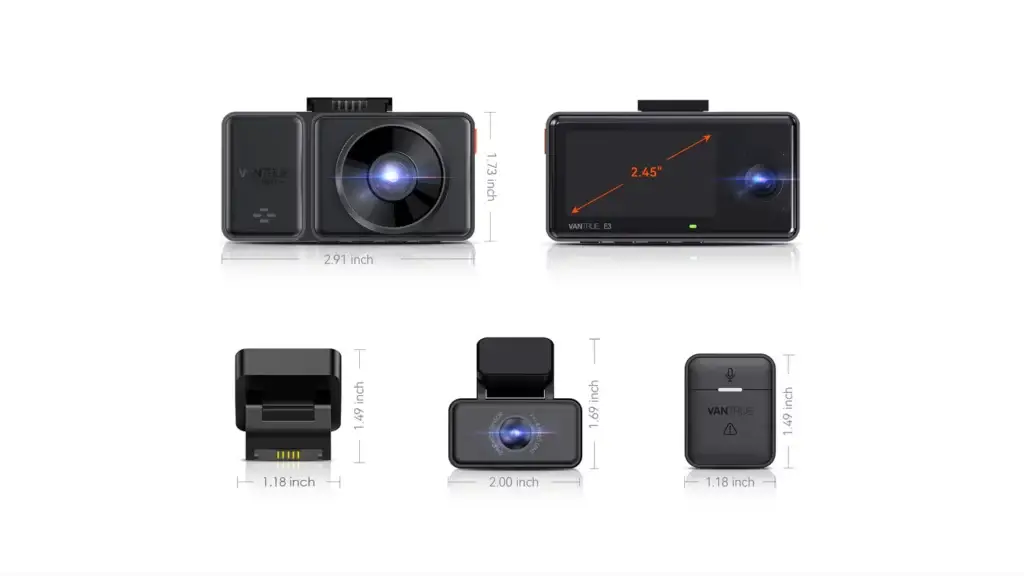 Vantrue Element 3 3 Channel | The Car Dash Cam Store