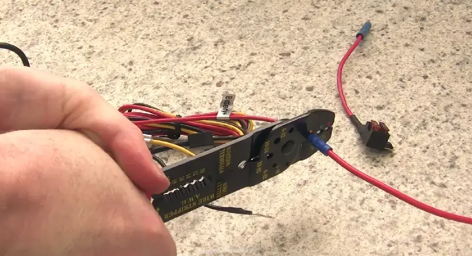crimping tool dash cam hardwire kit connection