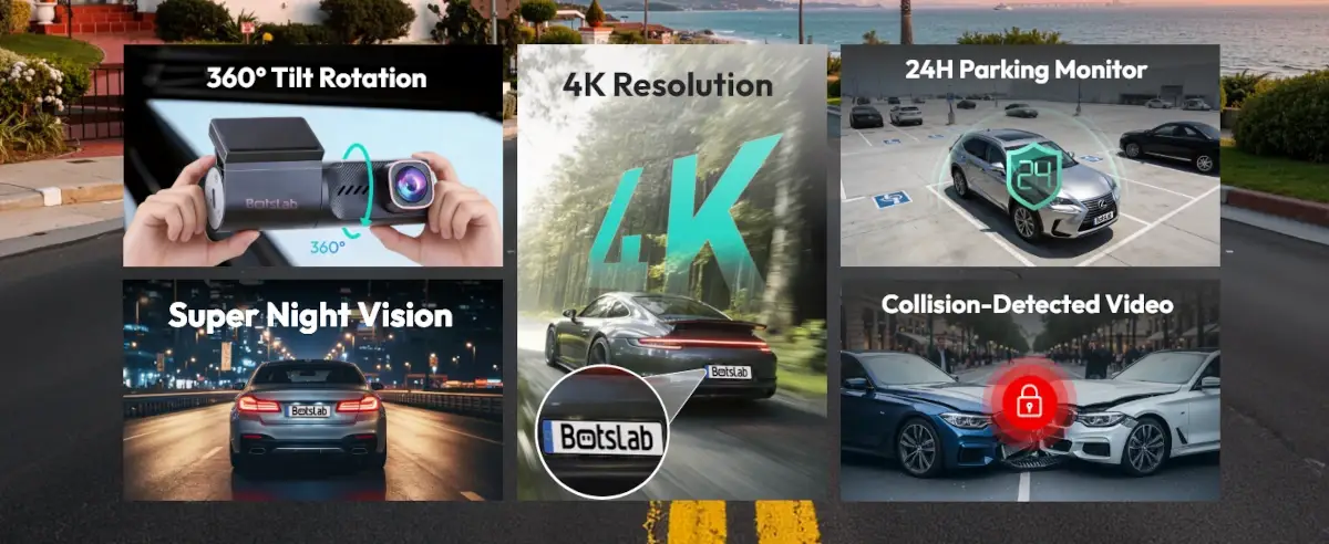 Botslab HK40 Plus 4K 1 Channel - dash cam south africa