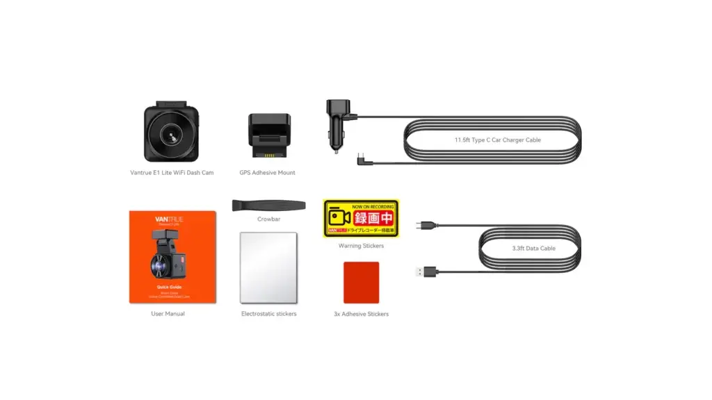 Vantrue Element 1 Lite - dash cam south africa