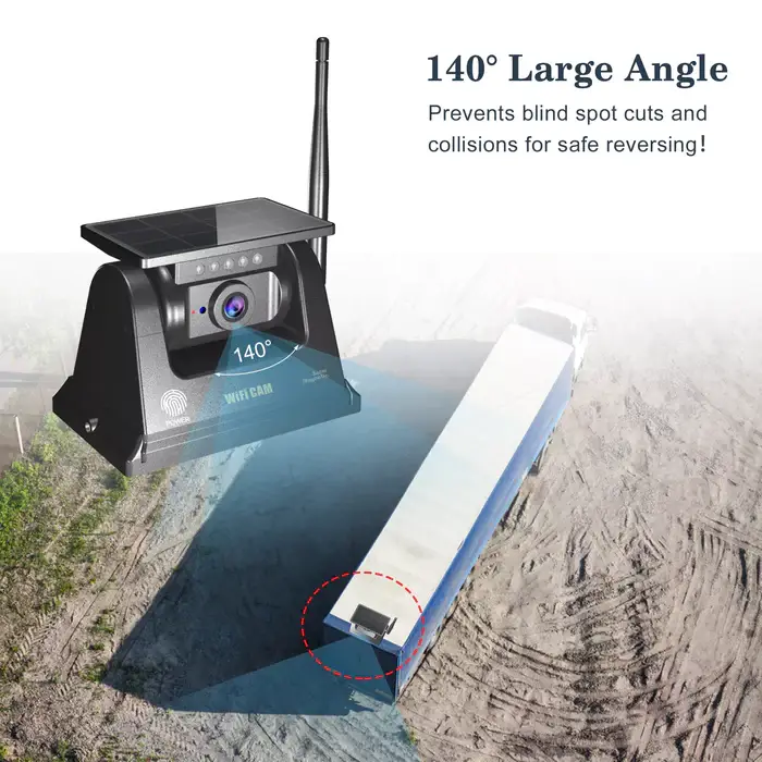Aoocci W8 WIFI Van Rear Dash Cam 1080P - dash cam south africa