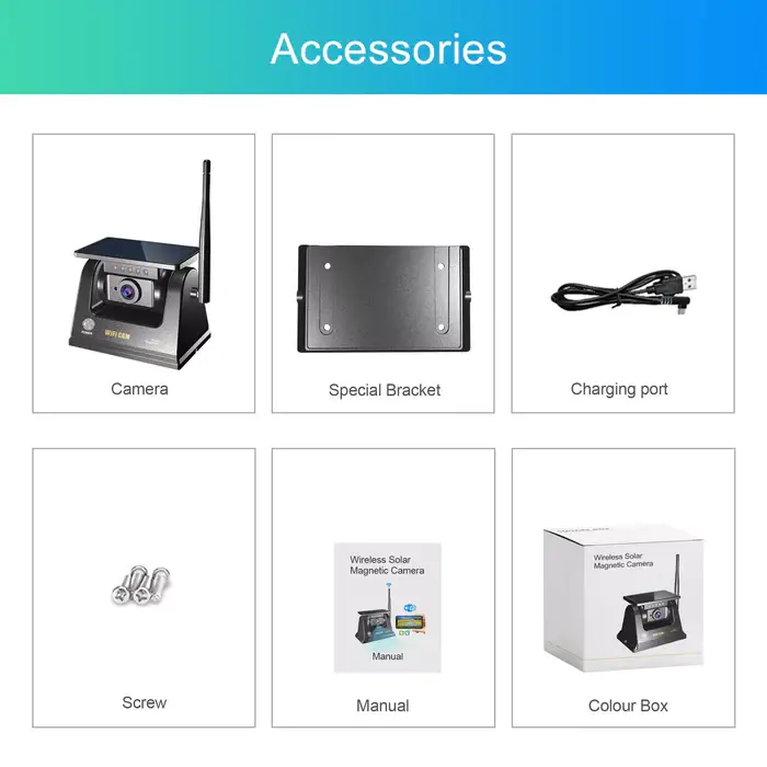Aoocci W8 WIFI Van Rear Dash Cam 1080P - dash cam south africa