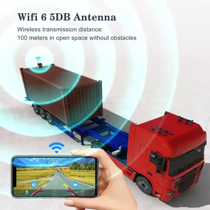 Aoocci W8 WIFI Van Rear Dash Cam 1080P - dash cam south africa