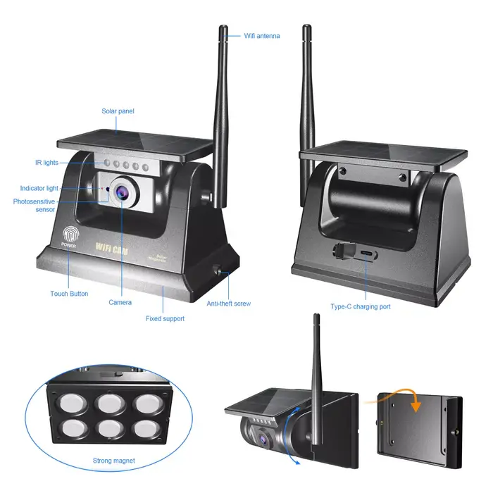 Aoocci W8 WIFI Van Rear Dash Cam 1080P - Image 2