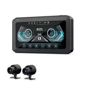 Aoocci - X6 Motorcycle CarPlay System with 2K Dash Cam