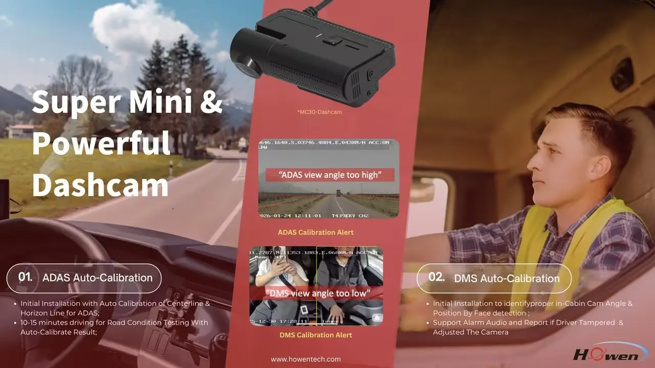 Howen MC30-02H AI 2 Channel - dash cam south africa