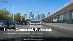 setting up your viofo dash cam with the bp100 battery pack or the hk6 hardwire kit