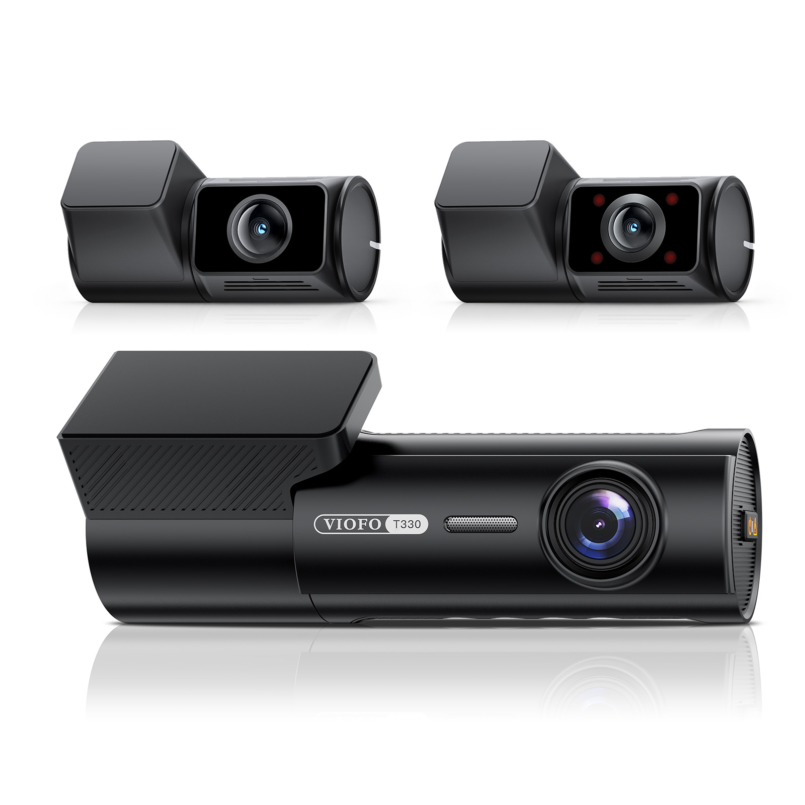 VIOFO T330 3CH 4K Front, 2K Rear and Cabin Dash Cam