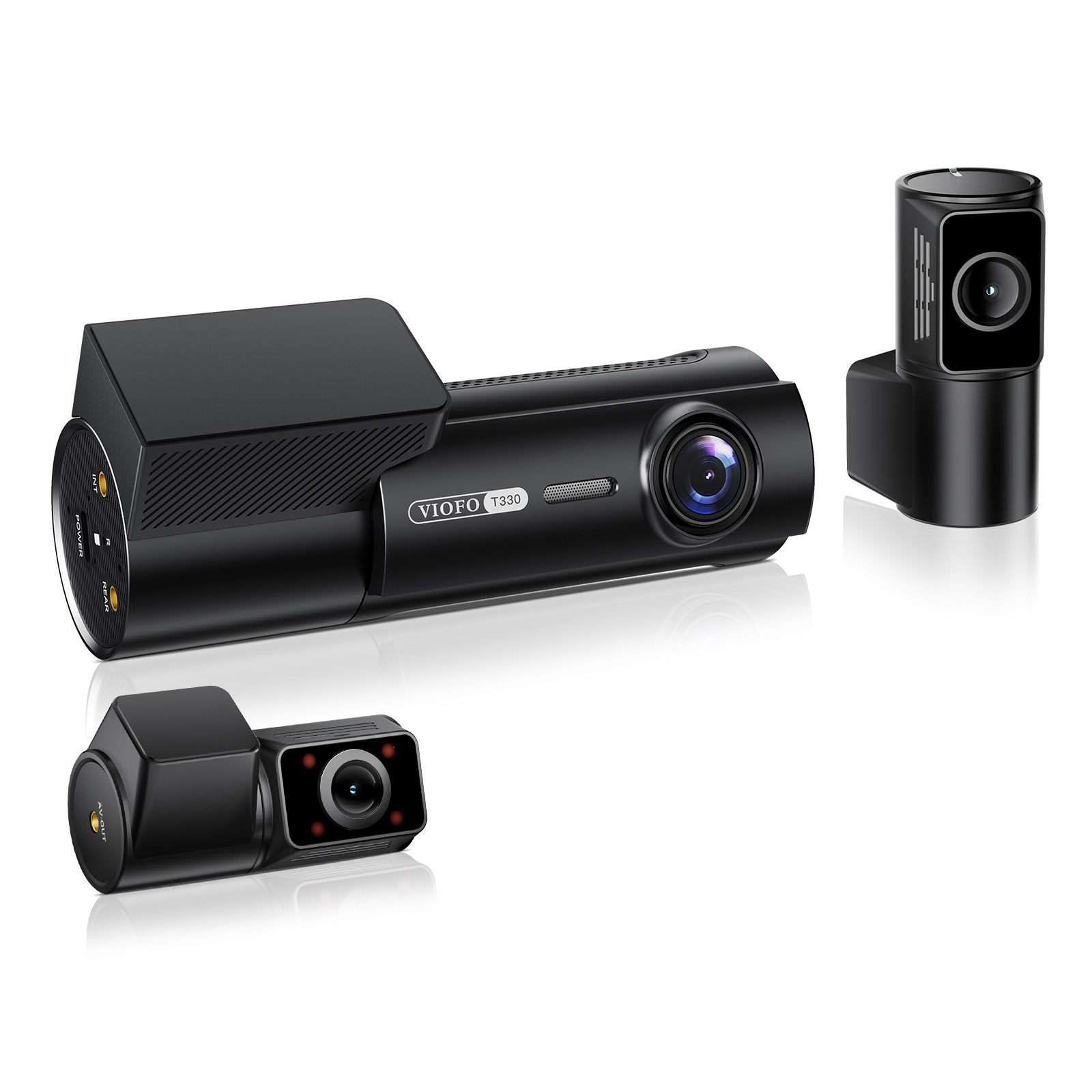 VIOFO T330 3CH 4K Front, 2K Rear and Cabin Dash Cam - Image 2