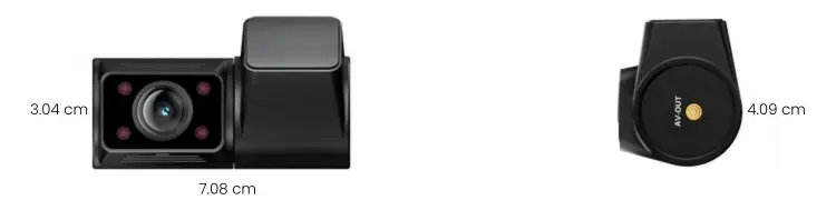 VIOFO T330W 3CH 4K Front, Cabin and Waterproof Rear Dash Cam - dash cam south africa