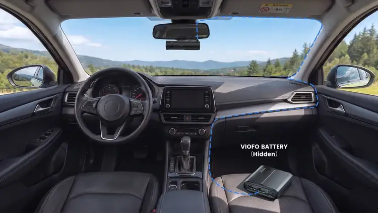 VIOFO T340W 3CH 4K Front, IR Cabin and Waterproof Dash Cam - dash cam south africa