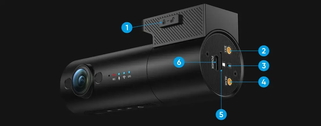 VIOFO T340W 3CH 4K Front, IR Cabin and Waterproof Dash Cam - dash cam south africa