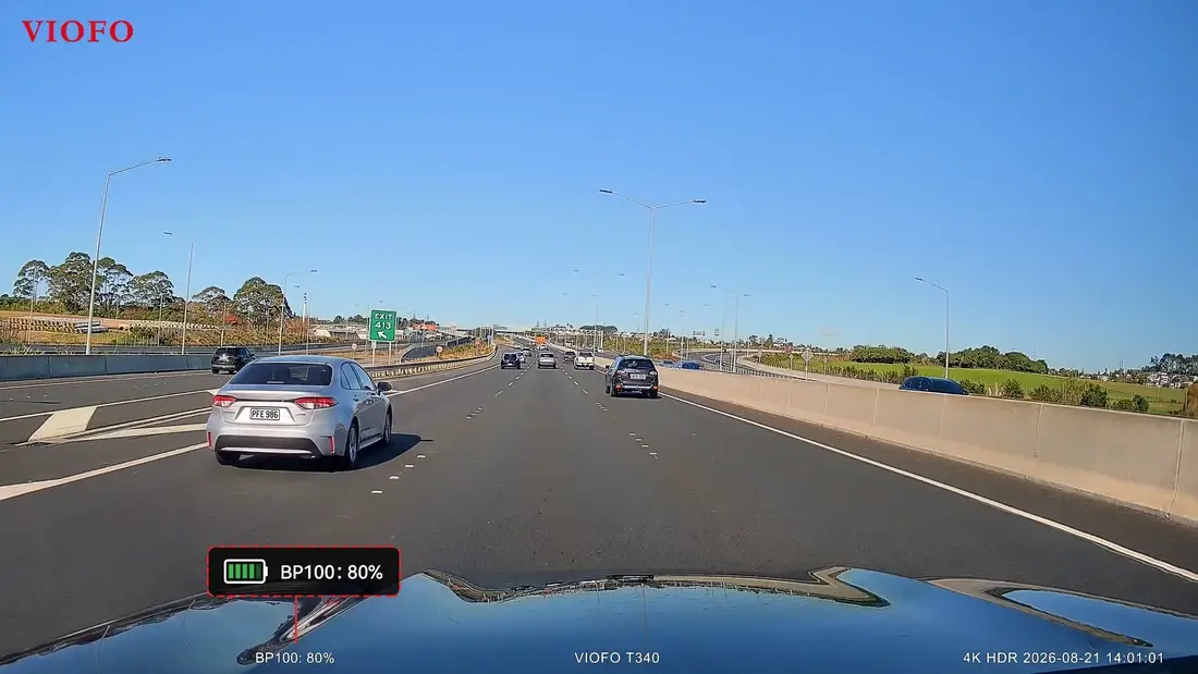 VIOFO T340 4CH 4K Front, Cabin, Telephoto and Rear Dash Cam - dash cam south africa